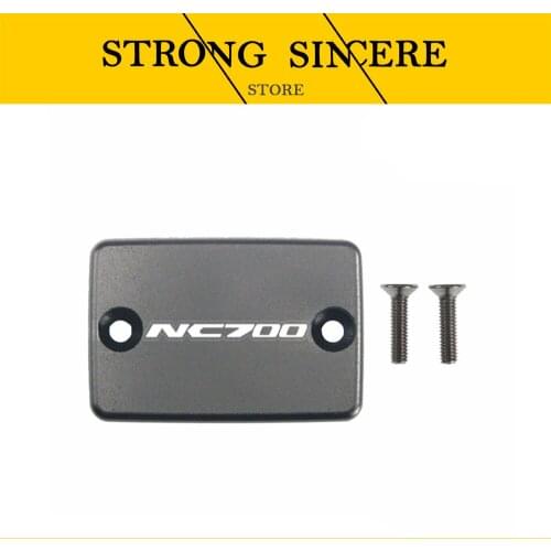 FOR HONDA NC700S 2012-2014 NC700X 2012-2014 CNC Aluminum Motorcycle Brake Fluid Fuel Reservoir Tank Cover Cap