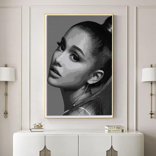Ariana Grande Paint By Numbers Set Acrylic Paints 50*70 Canvas Pictures Decoration Crafts For Adults Art