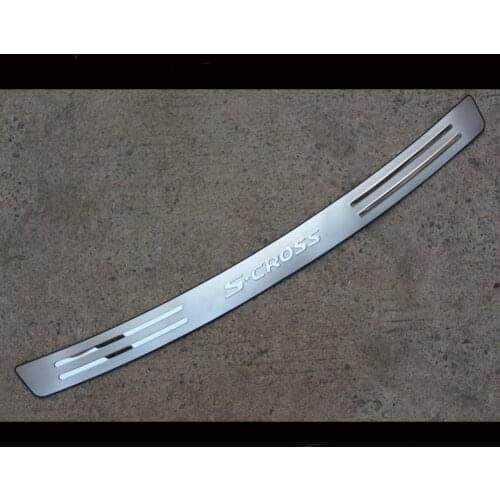 Car-covers High quality stainless steel Rear door threshold Protector Sill fit For Suzuki SX4 S-Cross 2014-2019 Car styling