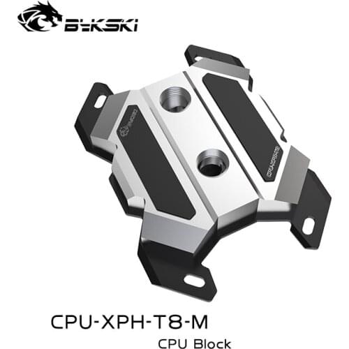 Bykski PC water cooling Radiator cpu cooler processor Water Block for AMD Ryzen AM4 AM3+ AM3 AM2+ AM2 FM2+ FM2 FM1 CPU-XPH-T8-M