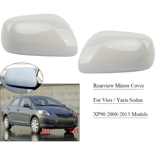 NEW-87915-0D907 87945-0D907 Car Rearview Side Mirror Cover for Toyota Vios P90 2008-2013 Yaris Sedan