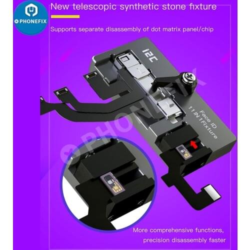 I2C Face ID Dot Matrix Holder Front Face Camera Fix Clamp Tool for iPhone X XS 11 Pro Max 12 12mini Face ID Front Camera Rework