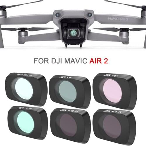 For DJI Mavic Air 2 Drone Camera Gimbal Lens Filter MCUV CPL ND Camera Lens Sunhood Protector for DJI Mavic Air 2 Accessories