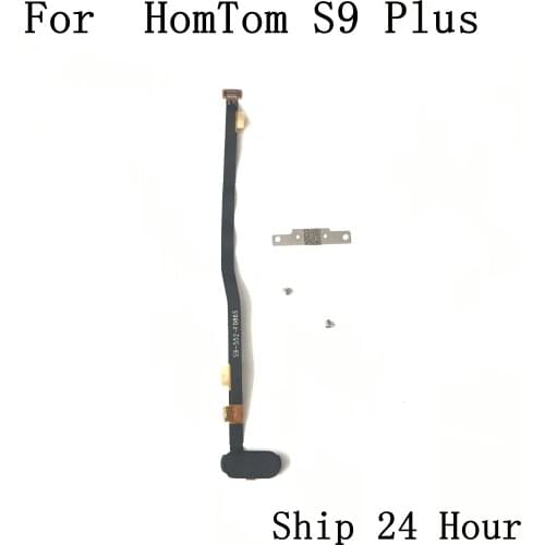 HomTom S9 Plus Used Fingerprint Sensor Button With Flex Cable FPC For HomTom S9 Plus Repair Fixing Part Replacement