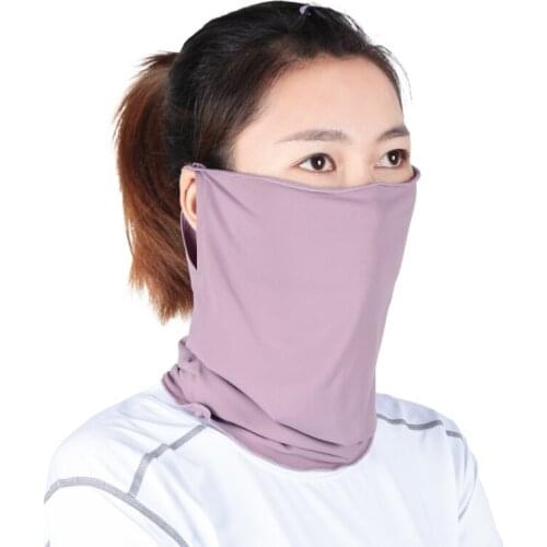 Ice Silk Face Masks Seamless Headband Hair Band Scarf Outdoor Sun Protection And Ultraviolet Prot Multifunctional