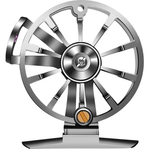 RIVERSIDE High Quality Fly Reel Large Arbor Metal Ice Fishing Reel Hand-Changed Fishing Wheel Flywheel ultra light pesca