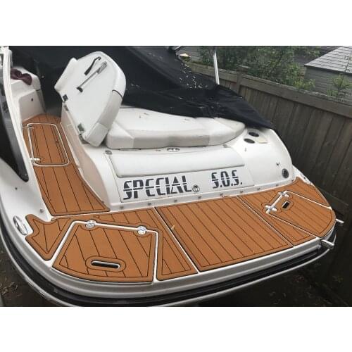 Moomba Boat Yacht Swim Platform Cockpit EVA Faux Teak Decking Floor Pad