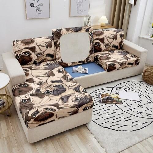 Cartoon Elastic Sofa Cover For Living Room Armchair Corner Sofa Cushions Seats Funiture Protector Slipcover Couch Cover