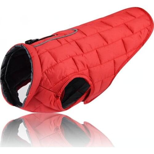 GLORIOUS KEK 2018 Winter Pet Dog Clothes Waterproof Reversible Dog Jacket for Small Meidum Large Dogs Lightweight Warm Pet Coats