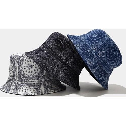 Unisex Bucket Hat Fisher Outdoor Black White Patchwork Hip Hop Cap Mens Summer Fisherman Hat Women New Bone Feminino D226