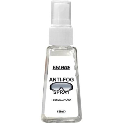 60ml Anti Fog Spray Eyeglass Lens Cleaner 48h Long Lasting Defogger for Glasses Goggles Ski Masks Mirrors and Windows