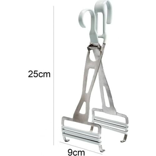 Bowl Gripper Multifunctional Anti-slip Handle Stainless Steel Universal Kitchen Cooking Bowl Clip for Home