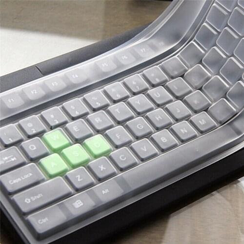 1Pcs Good Quality Useful Universal Silicone Desktop Computer Keyboard Cover Skin Protector Film Cover