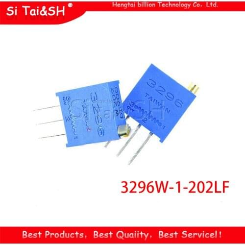 10pcs 3296W-1-202LF 3296W 2K ohm 202 3296W-1-202 3296W-202 W202 Trimpot Trimmer Potentiometer