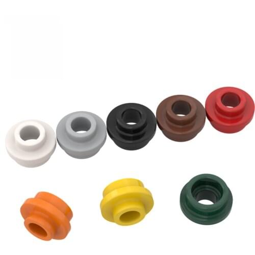 10PCS Bricks 85861 1x1 Hollow Small round Plate DIY Assembles Building Blocks Bulk Model City Classic Brand Kids Toys