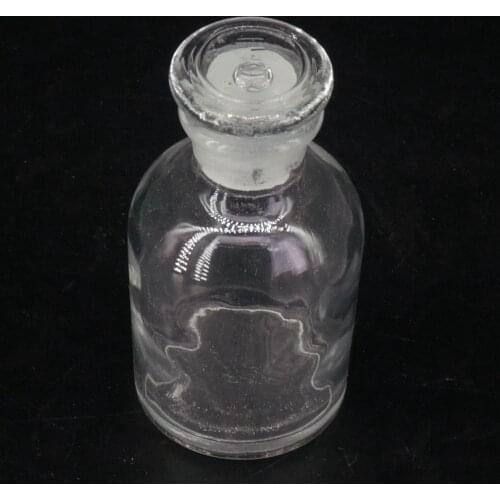 60ml Clear Glass Narrow Mouth Bottle With Stooper Lab Chemistry Glassware