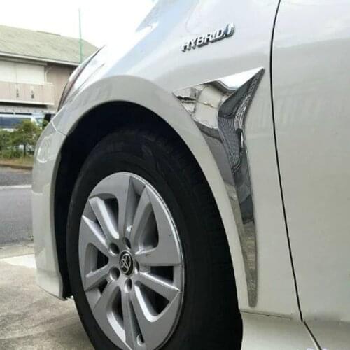 For Toyota Prius 2016 2017 2018 ABS Chrome Side Door Body Cover Trim Fender Molding Stickers Strip Garnish Accessories