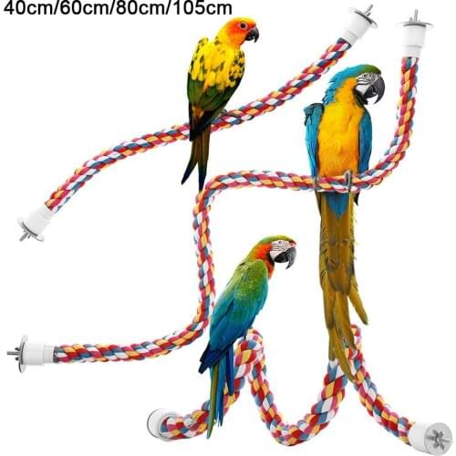 Pet Bird Toys Chewing Bar Swing Hanging Climbing Perch Cage Play Bite-resistant Bite Toy Easy To Install