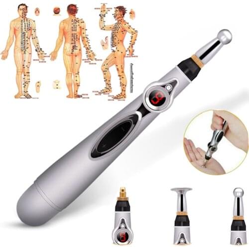 Electronic Acupuncture Pen Electric Meridians Laser Therapy Heal Acupuncture Body Massage Device Energy Pens Relief Pain Tools