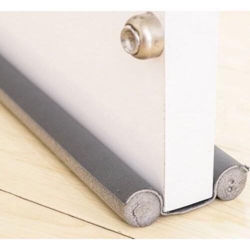 Fowecelt 93CM Soundproofing Door Bottom Sealing Strip Guard Under Door Draft Stopper Seal Strip EVA Foam Door Blocker