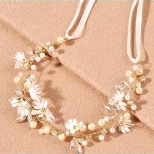 Crown Hair Pins Wedding Hair Accessories Women Floral Tiaras Brides Prom Bride Headdress For Girlfriend 2020 Hair Ornaments