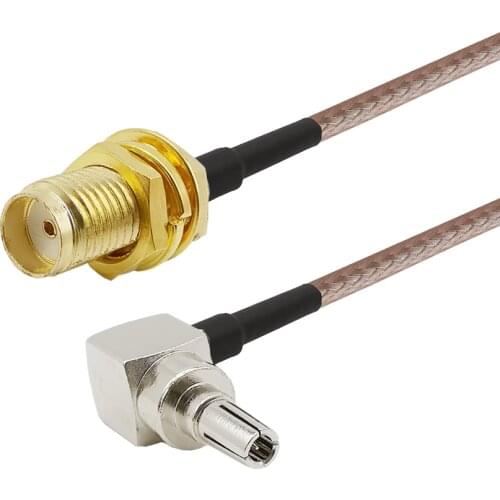 RF Connector SMA Female to CRC9 Right Angle Cable SMA Female to CRC9 RG316 Pigtail Cable For HUAWEI/ZTE 3G/4G Modem Antenna
