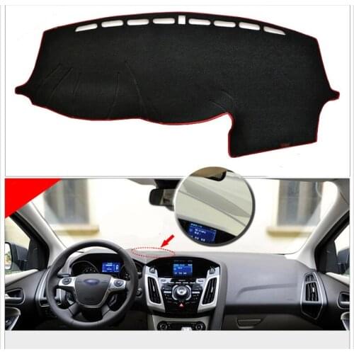 Interior Dashboard Carpet Photophobism Protective Pad Mat For Ford Focus 2012-2014