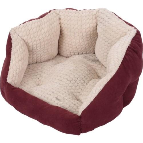 Dog Bed Fleece House Sofa Warm Kennel bed Pets Nest Lounger Cushion For Small Medium Large Dogs Teddy House Beds Mat
