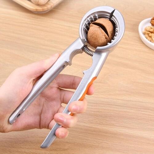 Stainless steel Multifunction Chestnut Clip Nut Cracker Opener Clamp Sheller Walnut Pliers Metal Cutte kitchen Plier Tools #1211