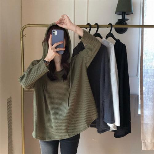 Fashion Women Thin Long Sleeve Hoodies Tops 2021 New Casual Loose Oversized Hooded Pullover Coats Spring Autumn Female Clothes