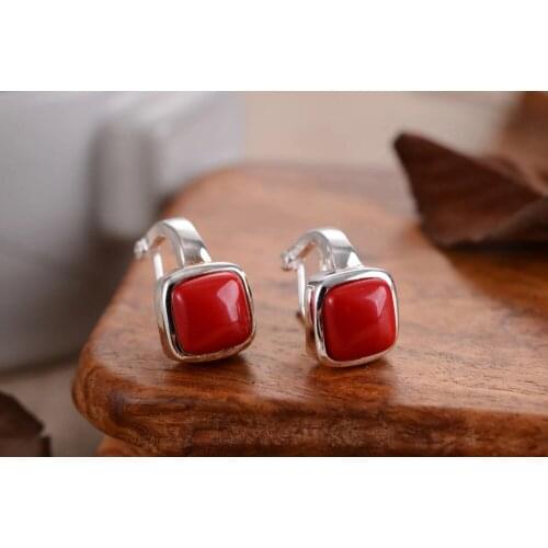 Luxury Girls Earrings VINTAGE 925 STERLING NATURAL GREEN gem MARCASITE personality leaves EARRING for women jewelry