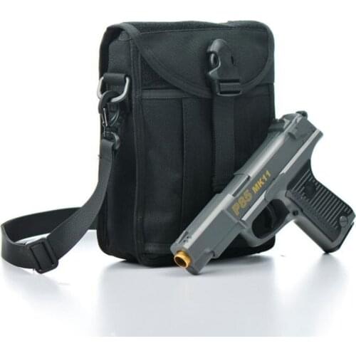 Tactical Molle Pistol Bag Shoulder Bag Gun Holster for Glock 17 19 Beretta M9 SIG Utility Multi-tool Bag EDC Pouch Hunting Pack