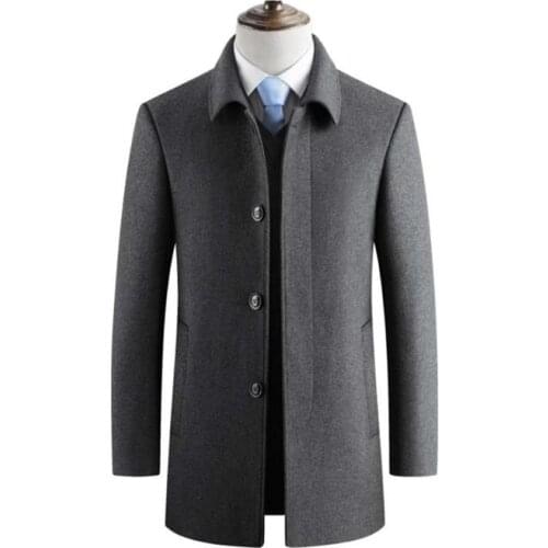 Мужские кашемировые пальто TIEMIANNIU China At AliExpress