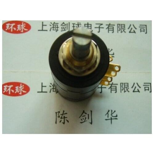 [VK] Sakae Japan ORIGINAL 22HPM-10G Double Multi-circle Potentiometer 1K 2K 5K 10K 20K SWITCH 22HPM