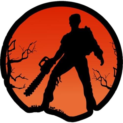 Evil Dead Ash Chainsaw Lapel pin wielding hero brooch Horror film art jewelry