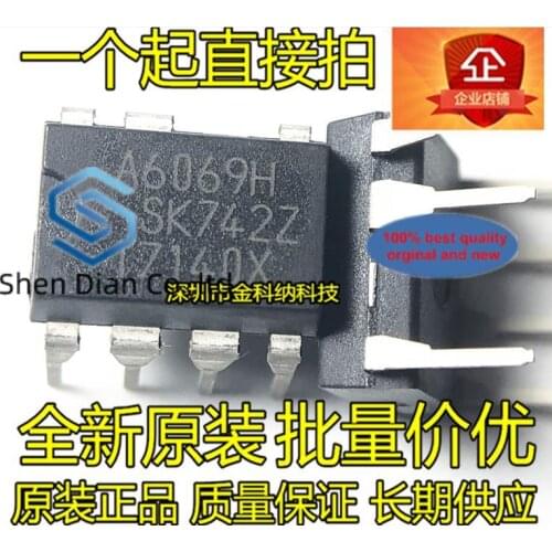 10pcs 100% orginal new in stock stock pen-hold shooting A6069H STR-A6069H LCD power management chip DIP-7 feet