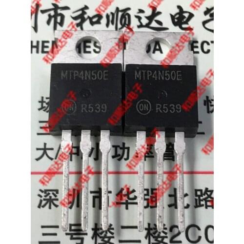 10pcs/lot MTP4N50E New Spot TO-220 500V 4A