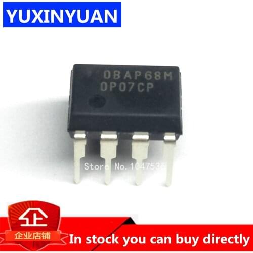 10PCS/lot OP07CP OP07C DIP8 OP07 DIP DIP-8 new and original IC