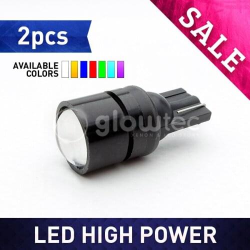2pcs T10 BA9S 1.5W LED 194 168 W5W Clearance License headlight Lights Car Auto Bulb Wedge Door Light high power GLOWTEC