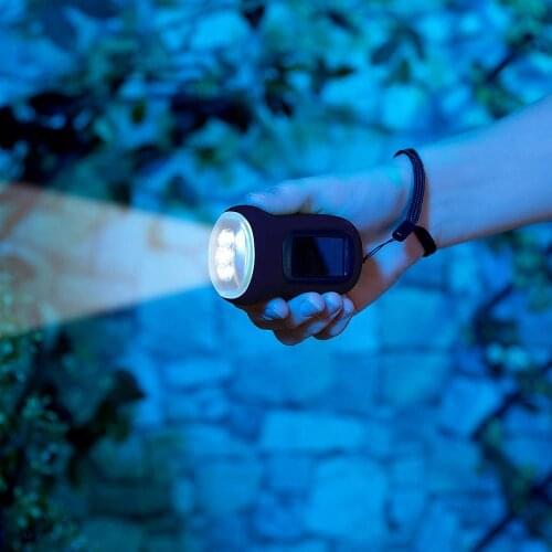 3 LED Hand Pressing Dynamo Crank Power Wind Up Flashlight Torch Light Hand Press Crank Camping Lamp Light