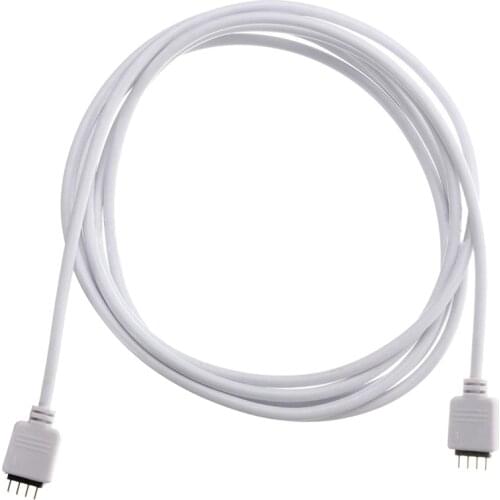 4Pin Extension Wire Cable Cord Connector RGB 5050 3528 LED Strip Light Length