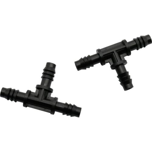 Barb Agriculture Irrigation Water hose connector Watering Hose Splitter for 8mm/11mm Hose 5 Pcs