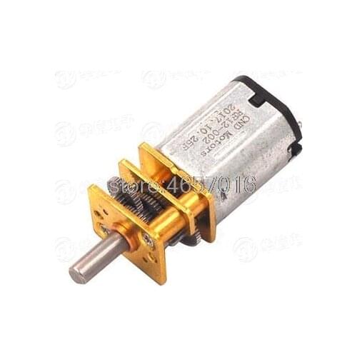DC 3V/6V/12V N20 Mini Micro Metal Gear Motor with Gearwheel DC Motors 15RPM 30RPM 50RPM 60RPM 100RPM 200RPM 300 500 600 1000RPM
