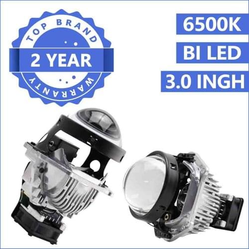 Bi-led Lens 3 inch Projector Lenses 90W Kits H4 Hi/Lo Beam H1 H7 H11 9005 9006 LED Bulbs Reflector Diode Chip Super 30000LM