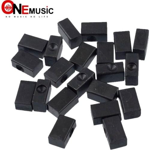 100pcs Electric Guitar Tremolo Bridge String Saddle Clamp Pressure Lock String Insert iron Block for Electric Guitar 8.15X4X5MM