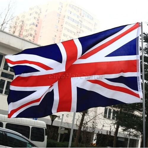 5x3FT Union Jack Flag Great Britain England British Flags Polyester Banner Flag For School Community Party Sporting Event