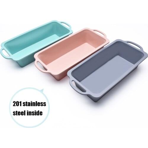 Bread Toast Silicone Mold Baking Rectangular Cake Pastry Bakery Tray Mould Pan Tiramisu Dessert Cake Decorating Tools Bakeware