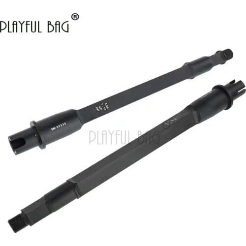 Playful bag J9 SAI Square flute Gel ball gun 14mm anti-clockwise thread outer tube CNC upgrade material CS Decorative toys PD19