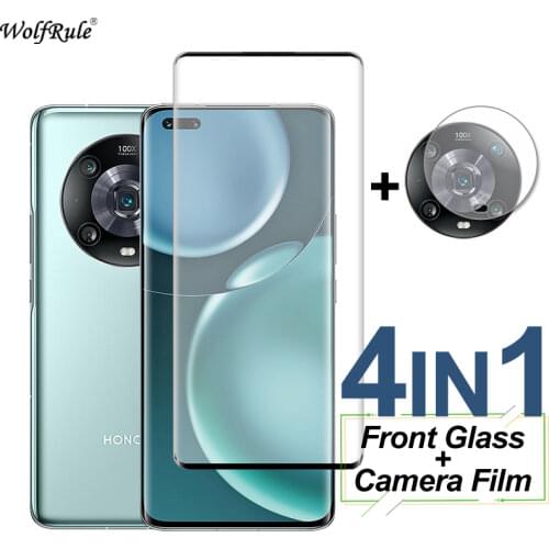 Full Cover Curved Glass For Honor Magic3 Screen Protector Tempered Glass Protective Phone Camera Film For Honor Magic3 Pro Plus