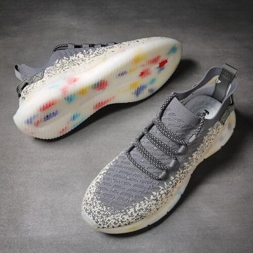 Men Sport Shoes Breathable Mens Trainers White Men Sneaker Slip On Classic Sneakers Mesh Casual Shoes For Man Lightweight